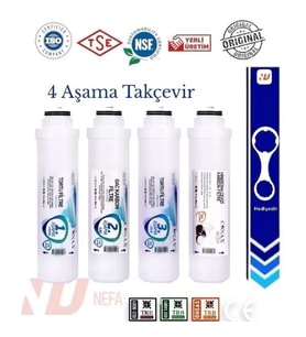 Conax Class Tak Çevir 4 Aşamalı Filtre Seti, Anahtar Hediyeli