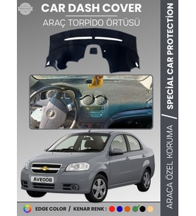 CHEVROLET AVEO (2006-2011) Torpido Örtüsü Ön Göğüs Torpido Koruma Tam Uyum Kaymaz Hızlı Montaj