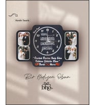 Kişiye Özel Resimli Duvar Saati (Ahşap)