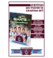 Trabzonspor - The Giants Dev Poster Ve Çıkartma Seti