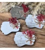 Kişiye Özel Pleksi Magnet Hatıra (Altın)