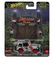 Hot Wheels Premium - '92 Jeep Wrangler Sahara (1/64) Jurassic Park