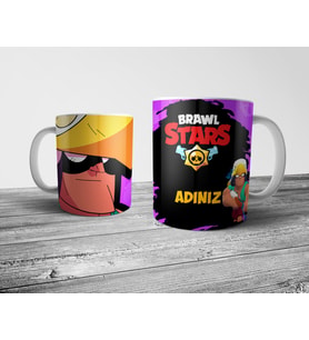 Pixxa  Brawl Stars BO Kişiye Özel İsimli Kupa Bardak