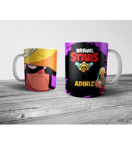 Pixxa  Brawl Stars BO Kişiye Özel İsimli Kupa Bardak
