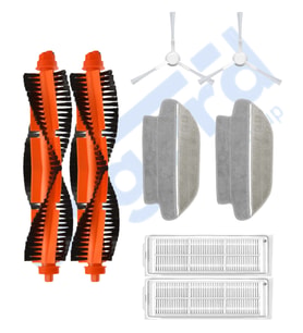 VİOMİ SE , V2 (PRO-MAX) , V3,V3 PRO Uyumlu 2 Ana Fırça 2 Yan Fırça 2 Filtre 2 Mop PKT-iasgf0001185