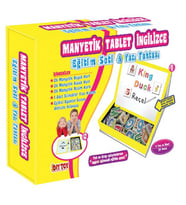 Manyetik Tablet İngilizce Seti 8418 (Sarı)