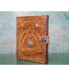 Taşlı Deri Defter
