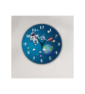 bilge çocuk Tasarımlı Duvar Saati 30 x 30 CM (Karışık)
