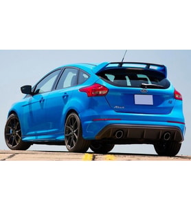 Ford Focus Uyumlu 3 Hatchback Rs Spoiler 2 Parça (Fiber) (Renksiz)