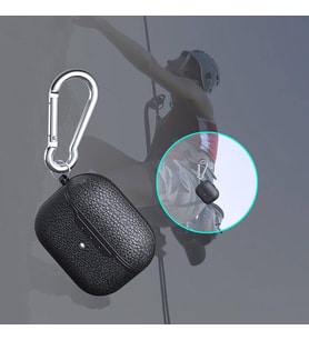 Airpods 4.Nesil 2024 Darbelere Dayanıklı Parmak İzi Karşıtı MagSafe Şarj ile Uyumlu Deri Görünümlü Silikon Kılıf Kırmızı