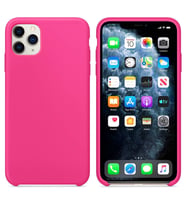Apple iPhone 11 Pro Altı Açık Liquit Lansman Silikon Şeker Pembesi