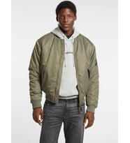 Guess Gj Bomber Erkek Haki Bomber Ceket M5RL81WHAA2-G8EV