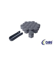 Opel Astra F G H, Corsa B C D, Zafira, Vectra A, Omega B 1993 ve Sonrası Uyumlu Bijon Kapağı Kömür Metalik 22x27mm