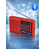 Y096 Deprem Radyosu Bluetoothlu Şarjlı Acil Durum Radyosu FM/USB/TF Kart Destekli LED Fenerli Radyo