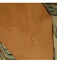 DKMN Gümüş Japon Güç Sembolü Kolye Unisex Gümüş Kolye (Gold)