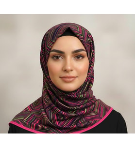 La Boutique Sura İpek Eşarp - İlkbahar- Yaz- 2047 (A.Siyah)