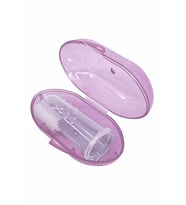 Pazariz Parmak Diş Kaşıyıcı Pembe Silikon (Standart)