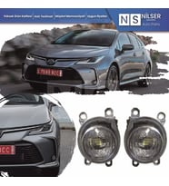Toyota Markasına Uygun Corolla Sağ-Sol Ön Sis Farı TAKIM 2019--2021 (LEDLİ)