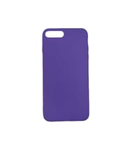 Apple iPhone 8 Plus İnce Mat Silikon Kılıf Mor