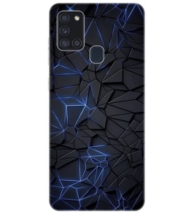 Samsung Galaxy A21S (SM-A217F) Uyumlu Kılıf Desen Baskı Silikon Karmaşık Design STK:1874