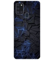 Samsung Galaxy A21S (SM-A217F) Uyumlu Kılıf Desen Baskı Silikon Karmaşık Design STK:1874