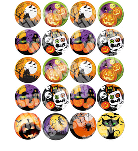 Yenilebilir Şeker Kağıdı Halloween Temalı Pasta Süsleme