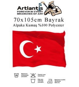 Bayrak 70x105 cm Türk Bayrağı Kumaş 1 Adet Alpaka Kumaş Bez Bayrak Kaliteli Türk Bayrağı Kırmızı Beyaz Bayrak (Kırmızı-Beyaz)