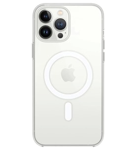 Newface Apple iPhone 14 Pro Max Kılıf Magneticsafe Şeffaf Silikon - Şeffaf