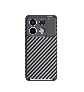 Xiaomi Redmi Note 13 Pro Kılıf Elde Kaymayan Kamera Korumalı Silikon (Siyah)