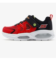 Skechers Lights Pristmatrons Kids Sneaker Lastik Bağcıklı Cırtlı Işıklı Günlük Çocuk Spor Ayakkabı Kırmızı