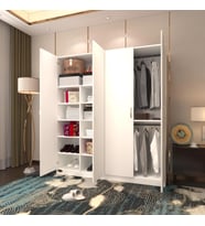 Kenzlife gardırop 4 kapılı kaktüs 180*160*52 byz XLARGE kapaklı gardolap dolap