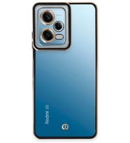 Newface Xiaomi Redmi Note 12 5G Kılıf Liva Lens Silikon - Siyah