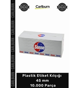 Özel Üretim Tekstil Konfeksiyon Mağaza Standart Kalite Plastik Etiket Kılçığı 45 mm 10.000 Parça