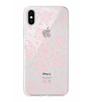 Apple iPhone XS Max Uyumlu Kapak Nostalji Desen Tasarımlı Şeffaf Silikon Kılıf