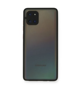 Samsung Galaxy A81 / Note 10 Lite Kılıf Montreal Silikon Kapak - Siyah