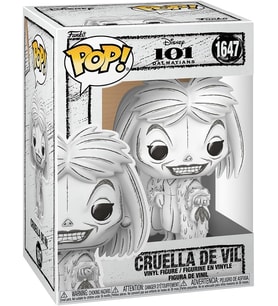 Funko Pop Disney: Sketched - Cruella De Vil (Krem)