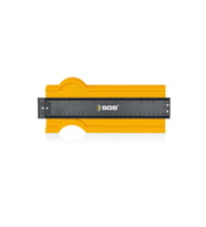 Büyük Boy Ahşap Fayans Şekillendirme Kalıbı 25x10 cm, Şablon ve Tarağı