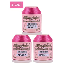 3 Adet Altınbaşak Oya ve Dantel İpi 20 gr - Royaleks - No: 005
