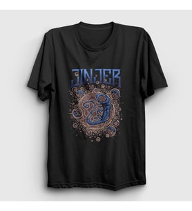 Presmono Unisex Siyah Birth Jinjer T-Shirt 160561tt