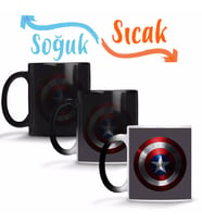 Captain America 2 Sihirli Kupa Bardak Porselen