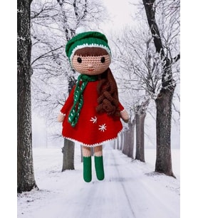Yılbaşı Güz Bebek Amigurumi Organik Oyuncak