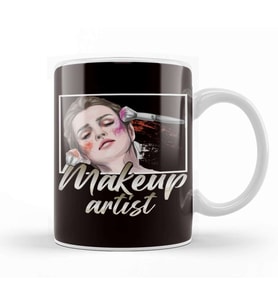 Make Up Artist Lipstick Beauty Salon Cosmetics Cosmetologist Kupa Bardak Porselen