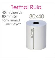 Emba 80×40 Termal Adisyon Rulosu 10 Rulo