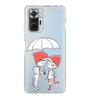 Xiaomi Redmi Note 10 Pro 4G  Kamera Korumalı Kapak Aşk Tasarımlı Şeffaf  Kılıf