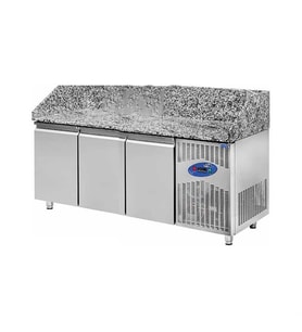 CSA Karacasan  615 Lt 200x80x108 Cm Üç Kapılı Pizza Hazırlık Buzdolabı(304 Çelik)
