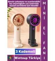 #Vantilatör Mini Çanta Boy Gündelik Seyahat Tipi Kompakt Taşınabilir Hafif Sessiz Çalışma Ev Ofis Ya