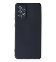 Galaxy A72 Kılıf Nano içi Kadife Silikon - Lacivert