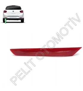 Seat Ibiza Arka Tampon Reflektörü Sol 6J4945105C (2013-2017)