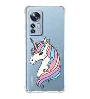 Xiaomi Mi 12 Pro Uyumlu Köşe Korumalı Antişok Kapak Unicorn Tasarımlı Şeffaf  Kılıf
