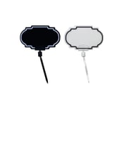 Saplamalı Fiyatlık Round - Şeffaf (Pakette 10 Adet)